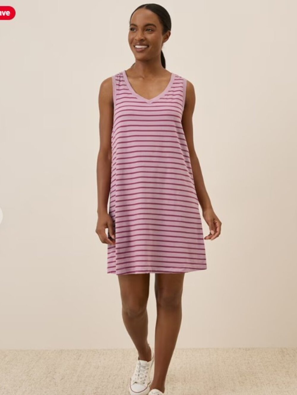 Pact Softspun A-Line Tank Dress - Size S